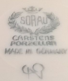 sorau carstens porzellan made in germany mark