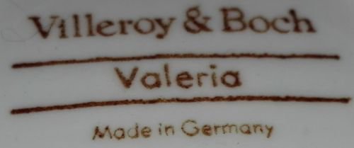 Villeroy &amp; Boch Valeria Blue mark