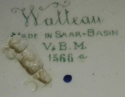 villeroy boch watteau saar basin mark