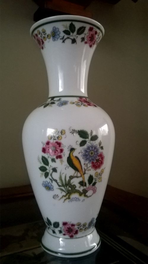 KPM peacock vase
