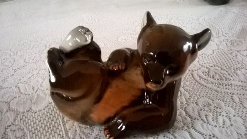 Lomonosov bear cub figurine