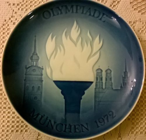 1972 Munich Olympics plate