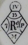 English registry diamond shaped mark