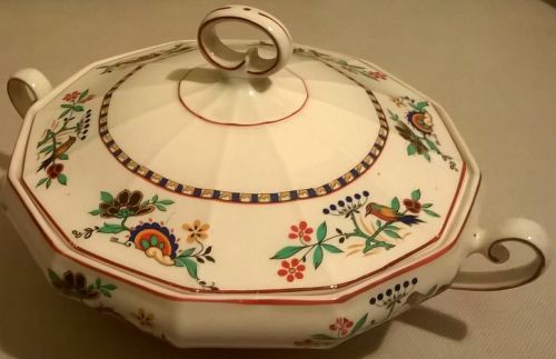 Myott Son & Co vegetable covered dish