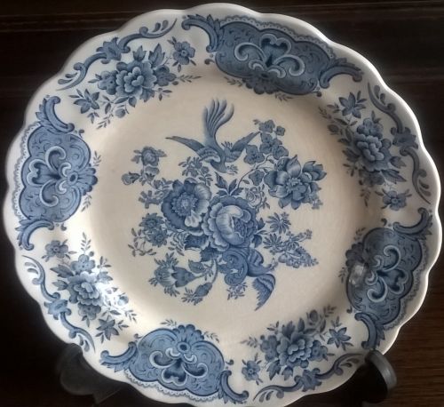 Breakfast plate made by Ridgway pattern Windsor