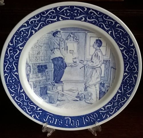 Rörstrand 1982 Father's Day plate