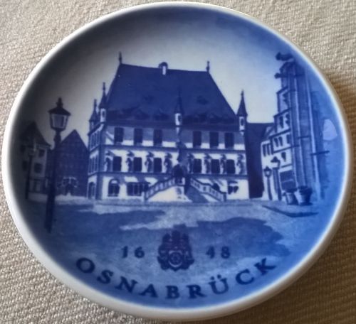 Royal Copenhagen Osnabruck 1648 mini-plate
