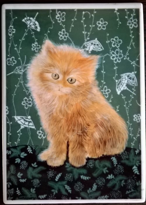 1984 Villeroy & Boch cat postcard