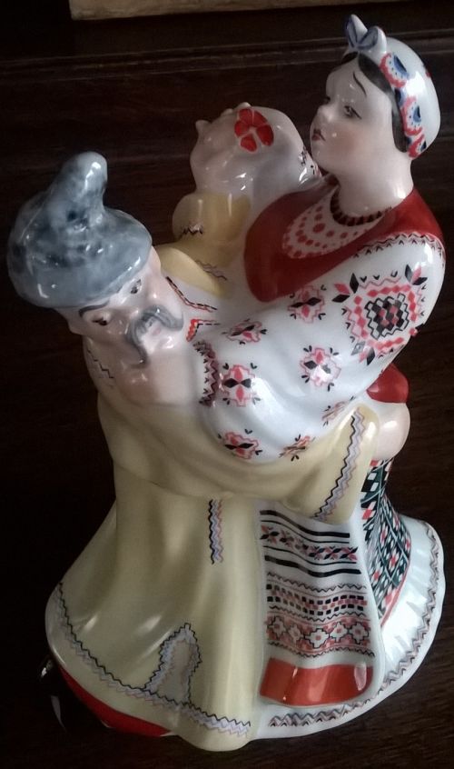 Radziecka porcelanowa figurka Karapet z lat 70.