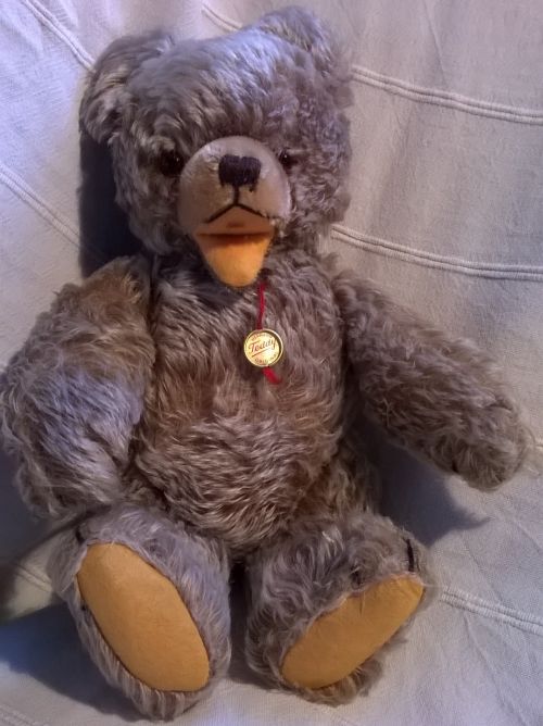 Original 1970s Hermann open mouth teddy 