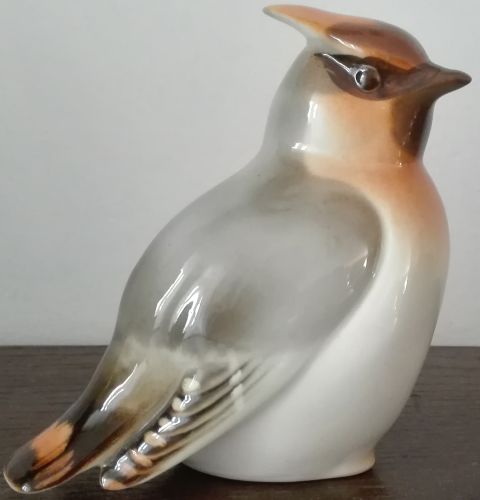 Lomonosov waxwing figurine