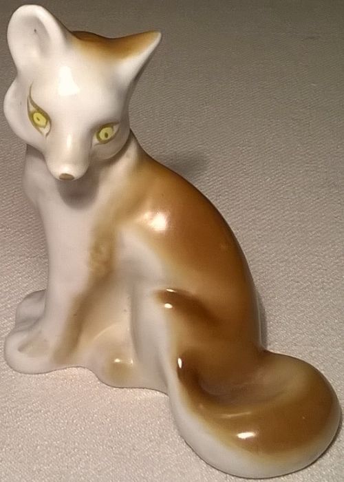Polonne Soviet fox figurine