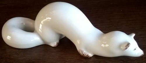 Soviet Polonne weasel figurine