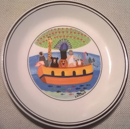 Noah's Ark Villeroy & Boch Design Naif pattern plate