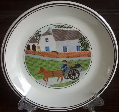 Laplau 4 Horse and buggy plate