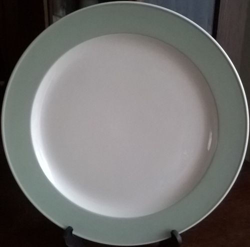 Villeroy & Boch pastelowy zielony talerz z lat 40.